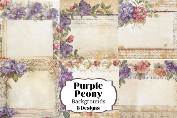 8 Purple Peony Backgrounds: Elevate Your Digital Crafts