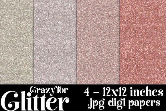 Crazy for Glitter Backgrounds, Light Red: A Designer's Sparkle