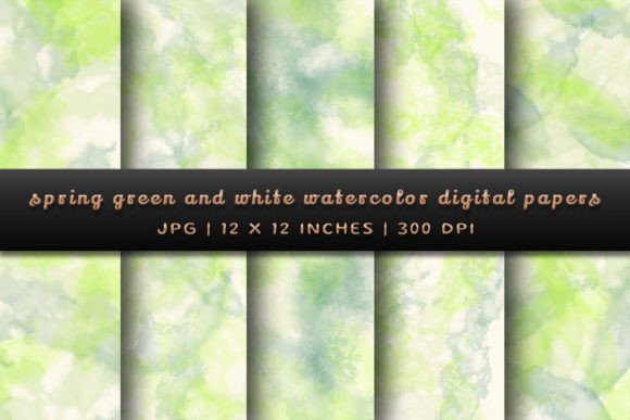 Elevate Your Projects with Spring Green and White Backgrounds