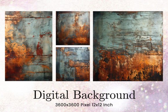 Raw Industrial Texture: Iron Rusty Grunge Backgrounds Distressed