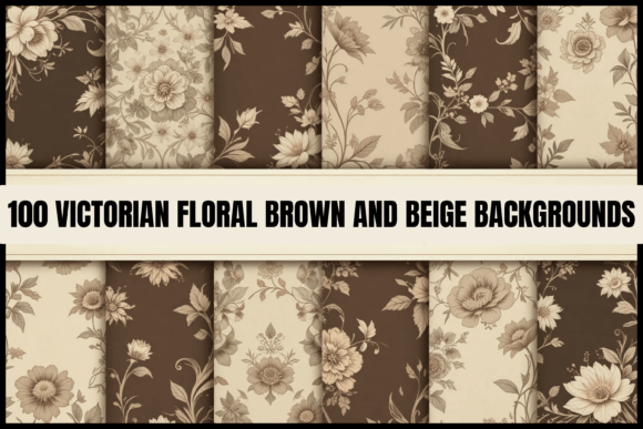 The Enduring Elegance of Brown Floral Victorian Backgrounds
