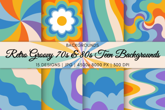 Unleash Nostalgia: The Power of Retro Groovy 70s & 80s Teen Backgrounds