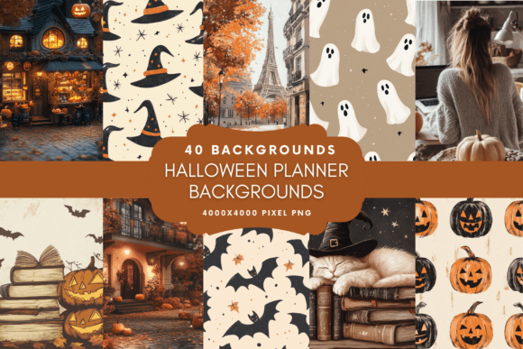 Unleash Spooky Creativity with Halloween Planner Backgrounds