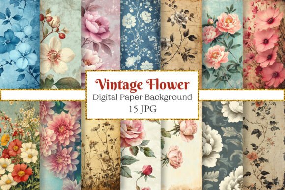 Unlocking Timeless Charm with Vintage Flower Backgrounds