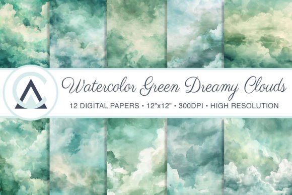Unveiling the Versatility of Watercolor Sage Green Dreamy Backgrounds