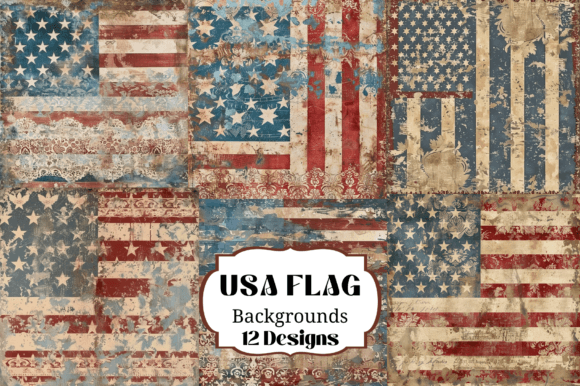 USA American Flag Distressed Backgrounds: A Creative Toolkit