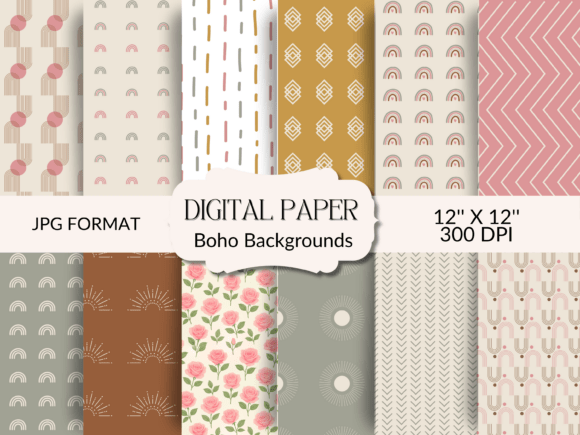 Warmth and Texture: Using Boho Earthy Backgrounds in Your Designs